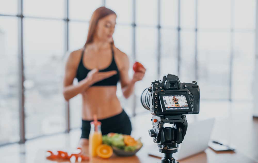Fitness instructor podcasting San Diego